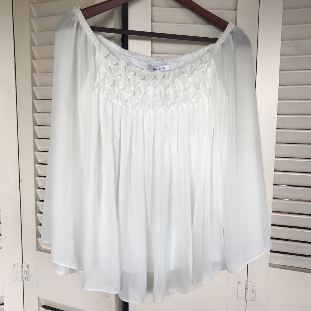 Anthropologie top blouse Bailey 44 off shoulder - Picture 2 of 8